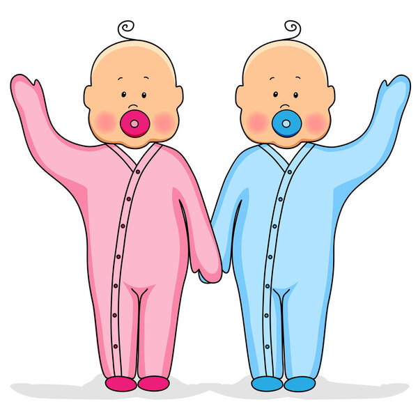 Babies brother and sister