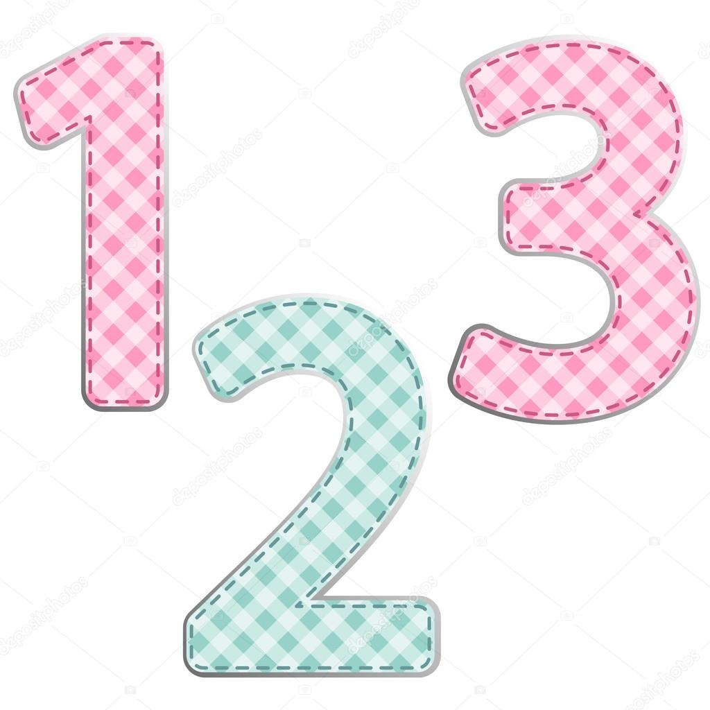 Gingham fabric numbers