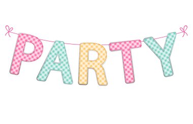 Retro garland parti