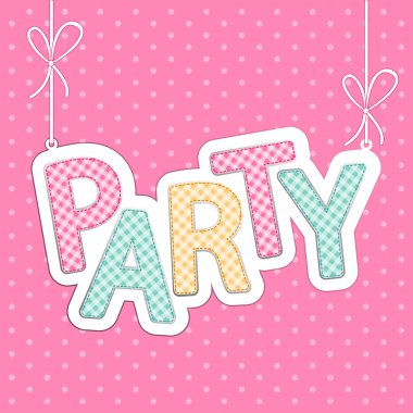 Retro garland parti