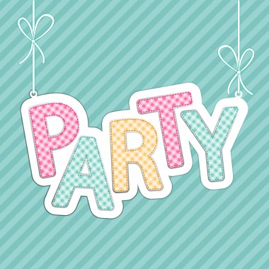 Retro garland parti