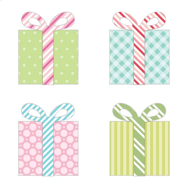 Present boxes — Stock Vector