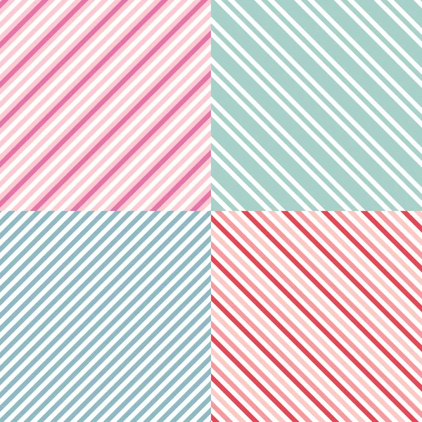 Retro striped backgrounds — Stock Vector