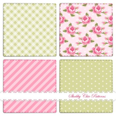 shabby chic tarzı desen