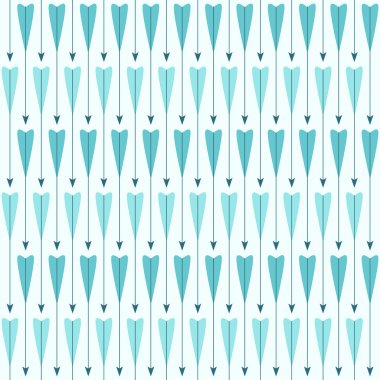 retro desenle basit oklar