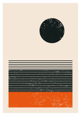 En az 20 'lik geometrik tasarım posteri, ilkel şekilli vektör şablonu, modern hipster tarzı.