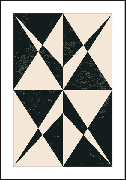 Плакат геометрического дизайна минимум 20 лет, векторный шаблон с примитивными формами — стоковый вектор