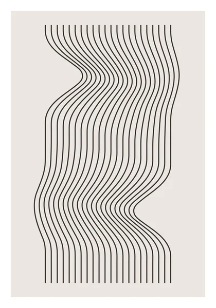 Tendance abstraite esthétique créative minimaliste artistique géométrique composition — Image vectorielle