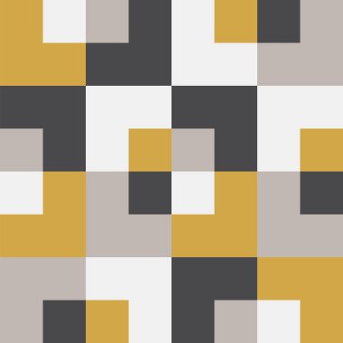 Tarafsız renklerde şirin İskandinav geometrik deseni