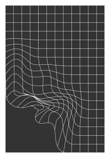 La modă abstract estetic creativ minimalist artistic geometric compoziție — Vector de stoc