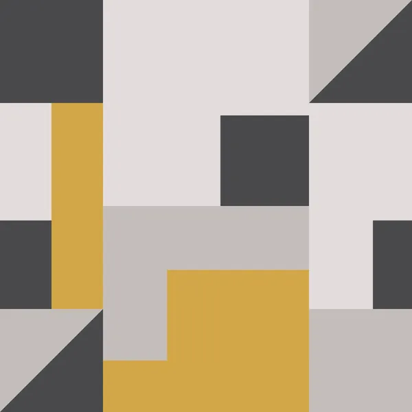 Cute Scandinavian geometric seamless pattern in neutral colors — Stock Vector
