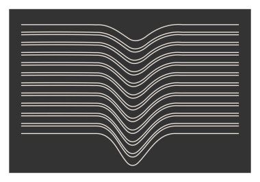 Moda soyut estetik yaratıcı minimalist sanatsal geometrik kompozisyon