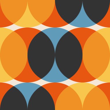 Soyut yaratıcı geometrik kompozisyona sahip modaya uygun minimalist kusursuz desen