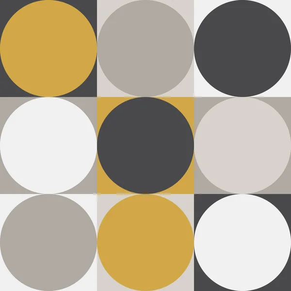 Cute Scandinavian geometric seamless pattern in neutral colors — Stock Vector