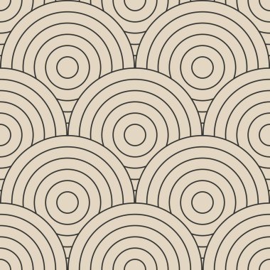 Soyut yaratıcı geometrik kompozisyona sahip modaya uygun minimalist kusursuz desen