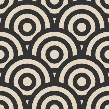 Soyut yaratıcı geometrik kompozisyona sahip modaya uygun minimalist kusursuz desen