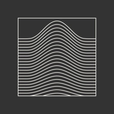 Moda soyut estetik yaratıcı minimalist sanatsal geometrik kompozisyon