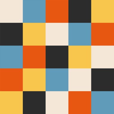 Soyut yaratıcı geometrik kompozisyona sahip modaya uygun minimalist kusursuz desen