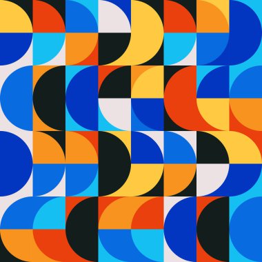 Asgari geometrik tasarım pürüzsüz arkaplan, vektör şablonu