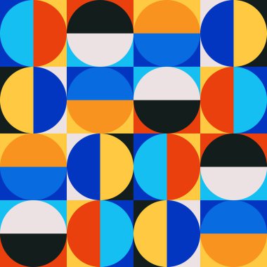 Asgari geometrik tasarım pürüzsüz arkaplan, vektör şablonu