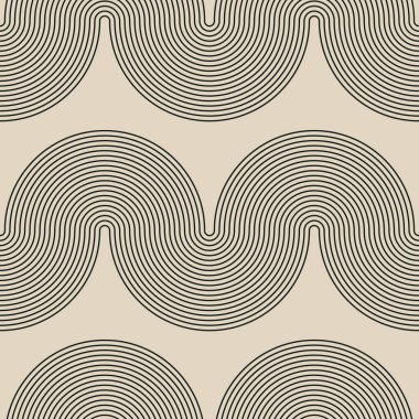 Soyut yaratıcı geometrik kompozisyona sahip modaya uygun minimalist kusursuz desen