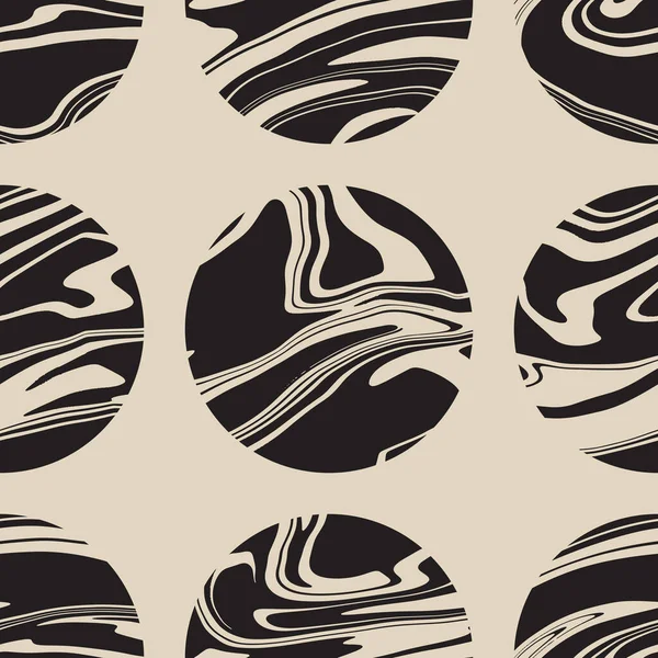Trendiges minimalistisches nahtloses Muster mit abstrakter, kreativer geometrischer Komposition — Stockvektor