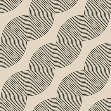 Soyut yaratıcı geometrik kompozisyona sahip modaya uygun minimalist kusursuz desen