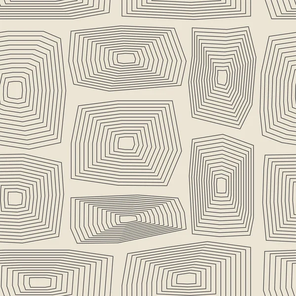 Trendige Minimalistische Nahtlose Muster Mit Abstrakten Kreativen Künstlerischen Geometrischen Komposition — Stockvektor