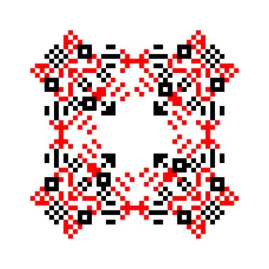 Geleneksel Ukrayna halkı nakış işleme sanatı, etnik mandala süsü vyshyvanka sağlık, vektör illüstrasyonu