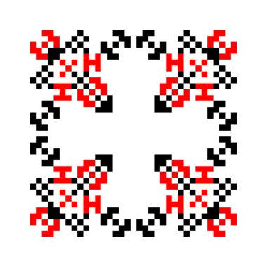 Geleneksel Ukrayna halkı nakış işleme sanatı, etnik mandala süsü vyshyvanka anlamı ilham, vektör illüstrasyonu