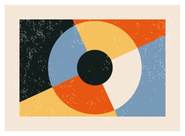 En az 20 'lik geometrik tasarım posteri, ilkel şekilli vektör şablonu, modern hipster tarzı.