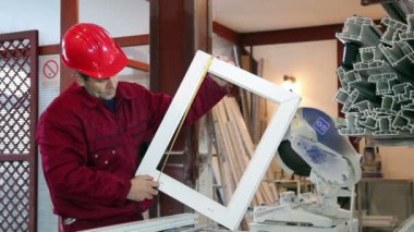 işçi ölçüm pencere çerçevesi