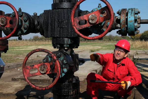 Produção de petróleo. — Fotografia de Stock