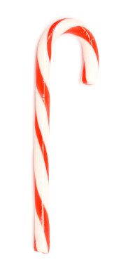 Beyaz arka planda izole edilmiş Noel Şekeri