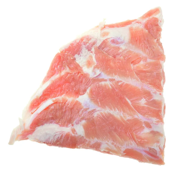 Raw pork ribs on white background — Stock Photo, Image