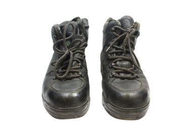 siyah deri ayakkabı.