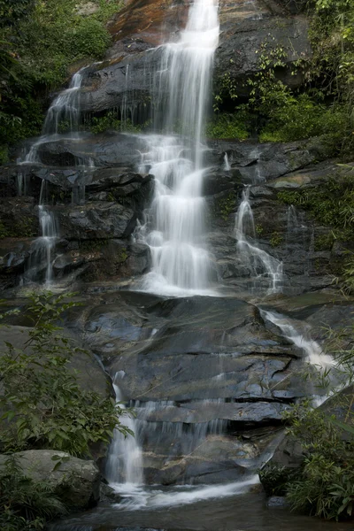 Vattenfall, natur, skog, thailand. — Stockfoto