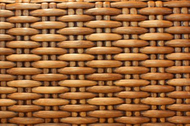 Woven rattan with natural patterns. clipart