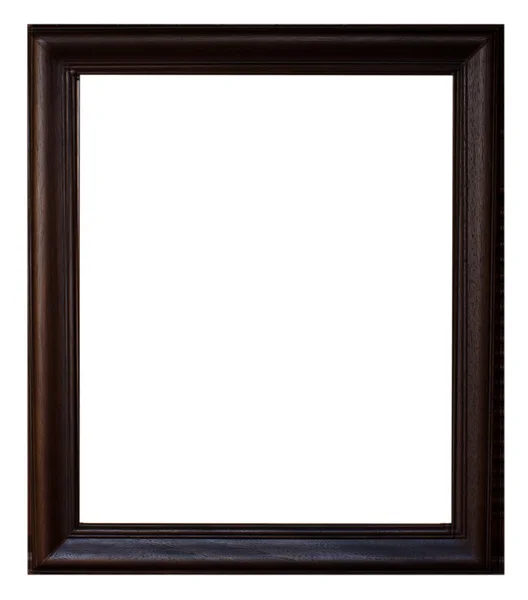 Black wood frame. — Stock Photo, Image