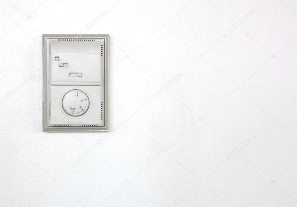 Room air conditioner thermostat. — Stock Photo © scenery1 22829454