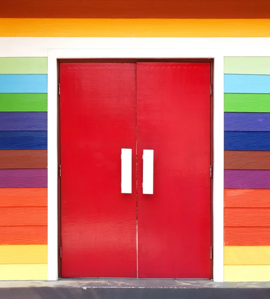 Porta colorida . — Fotografia de Stock