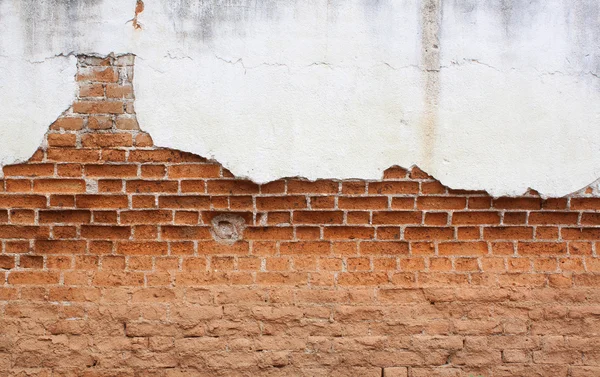 Viejo muro de ladrillo rojo. — Foto de Stock