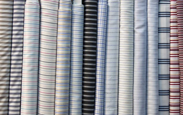 Tkaniny bawełniane kolorowe — Zdjęcie stockowe