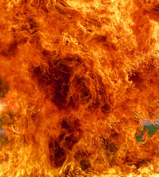 Brinnande eld — Stockfoto