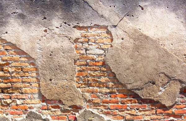 Старая кирпичная стена. — стоковое фото