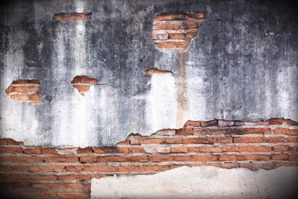 Gamle mursten Wall - Stock-foto