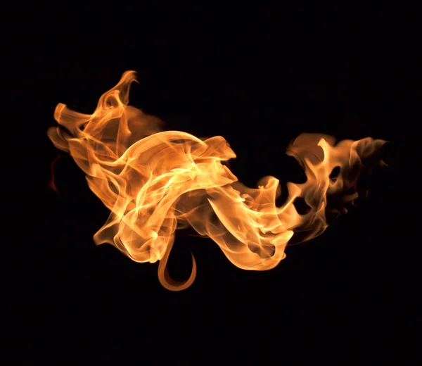 Fire flames background — Stock Photo, Image