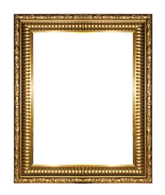 antika altın çerçeve