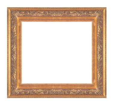 antika altın çerçeve