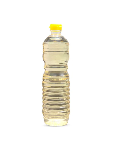 Fles van plantaardige olie — Stockfoto